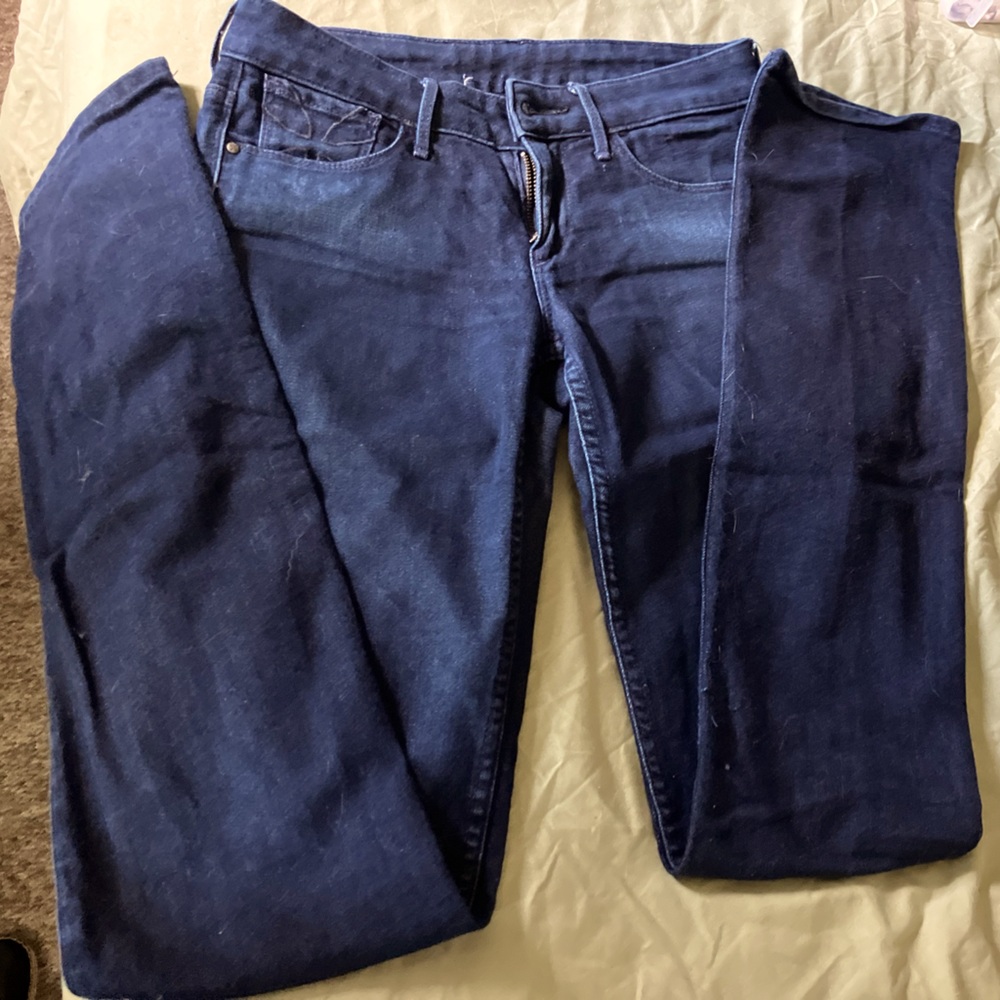 Dark wash Hudson denim amber straight